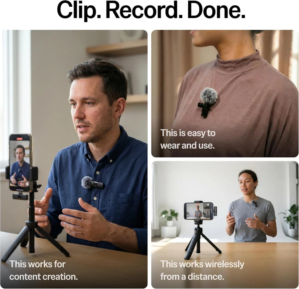 Portable Wireless Mini Microphone