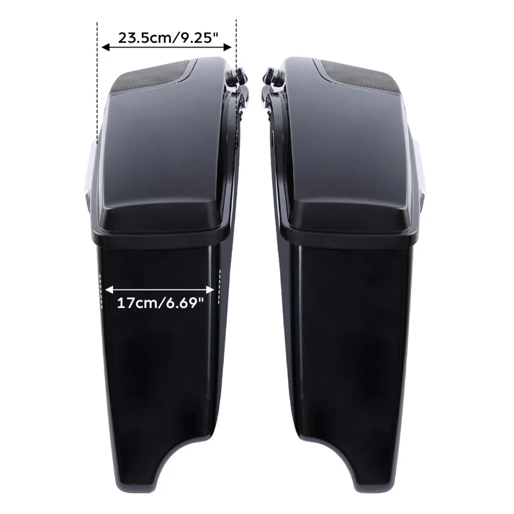 Extended Motorcycle Saddlebags