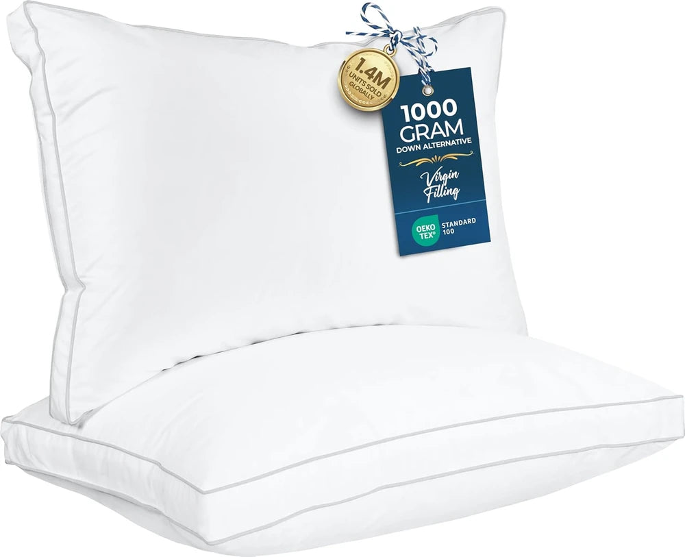 Utopia Bedding Gusseted Bed Pillows