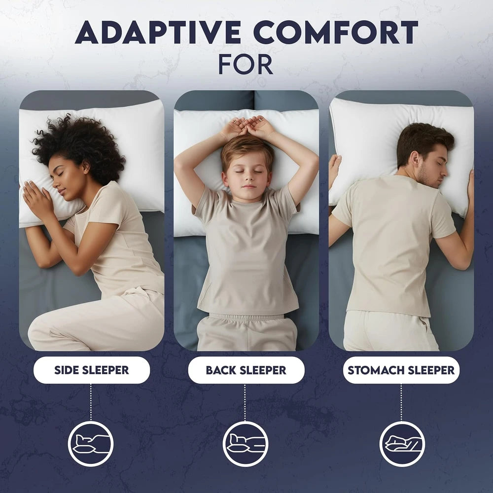 Utopia Bedding Gusseted Bed Pillows